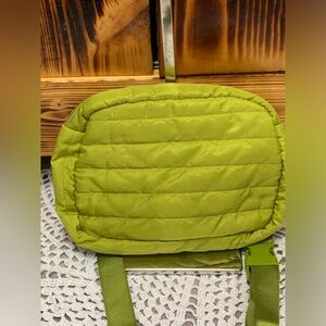 Green Quilted Women's Bag